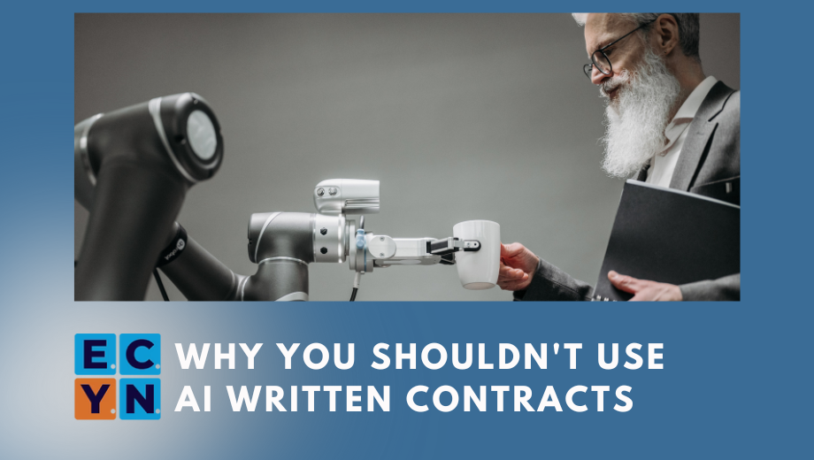 Why You Shouldn't Use AI Written Contracts