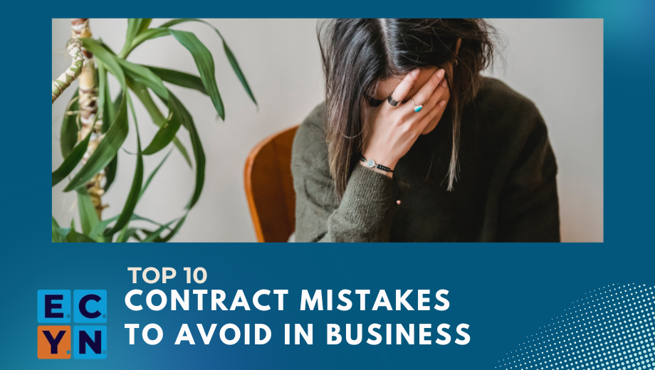 Top 10 Contract Mistakes To Avoid In Business